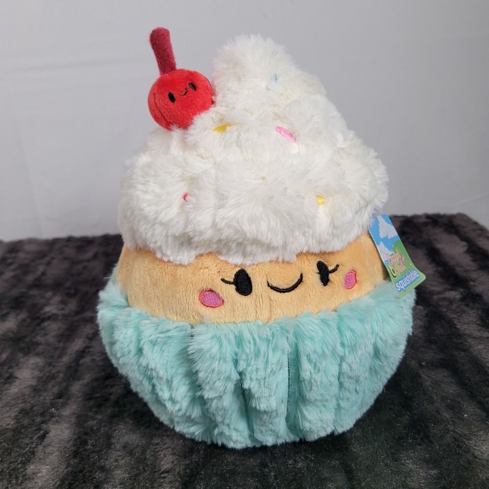 Squishable Mini Comfort Food Madame Cupcake Plush SQU-117936 Teal White New